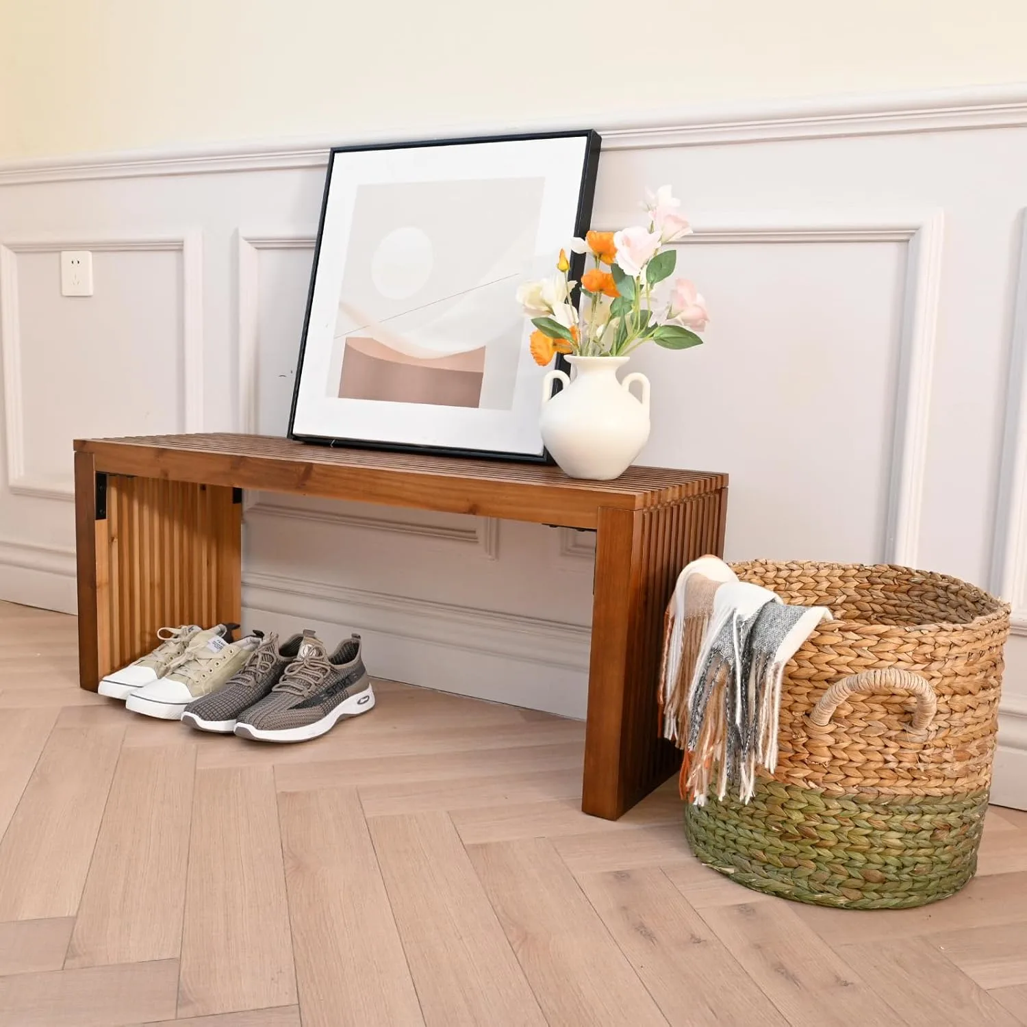 wood bench farmhouse 4