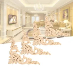 wood carved applique onlay 3