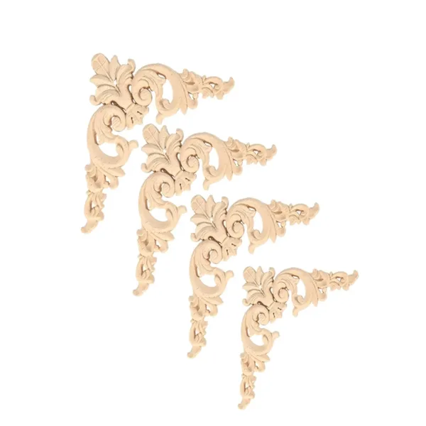 wood carved applique onlay 5