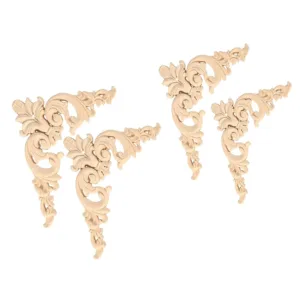 wood carved applique onlay 7