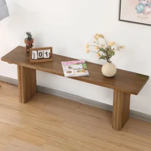 wood entryway bench 1