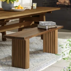 wood entryway bench 7