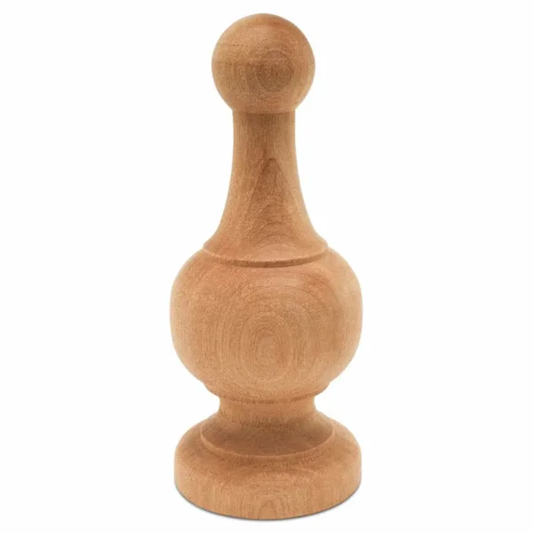 wood finials bed post 3
