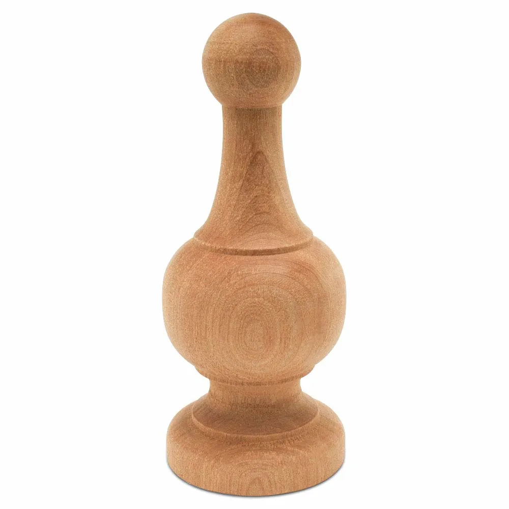 wood finials bed post 3