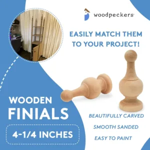 wood finials bed post 6