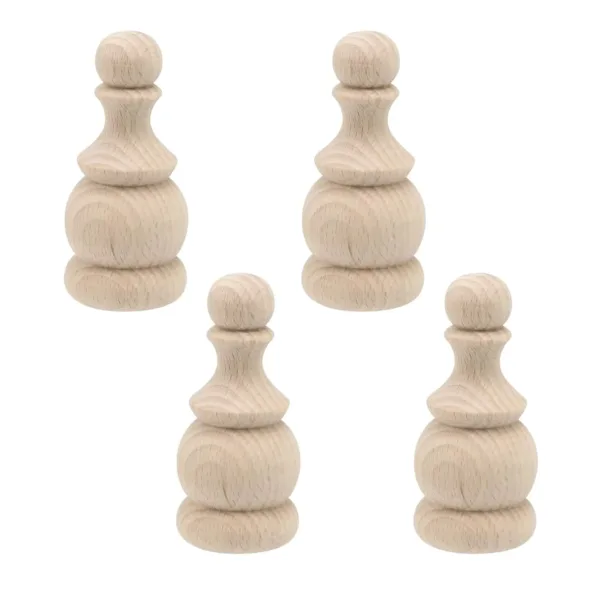 wood finials unfinished 1