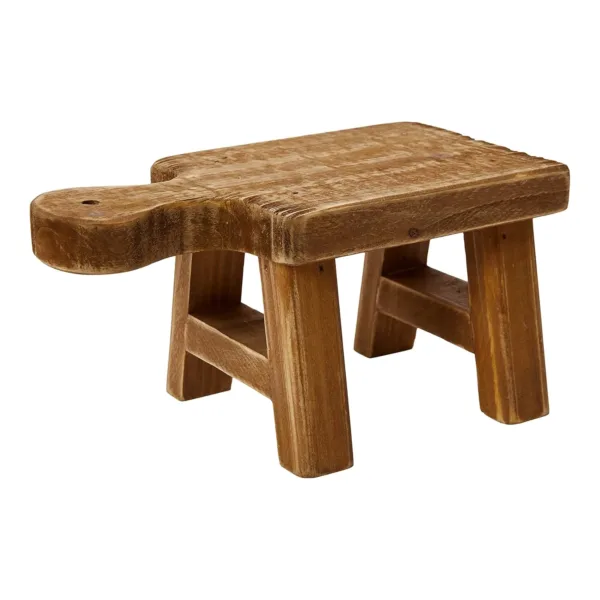 wood pedestal plant stand 1