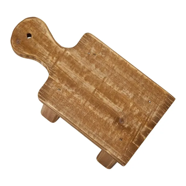 wood pedestal plant stand 4