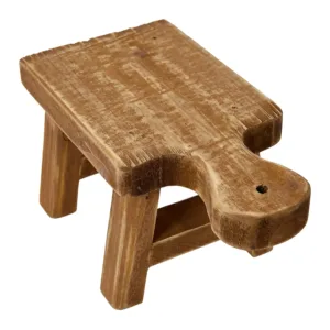 wood pedestal plant stand 6