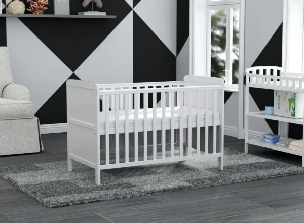 wooden baby crib 2