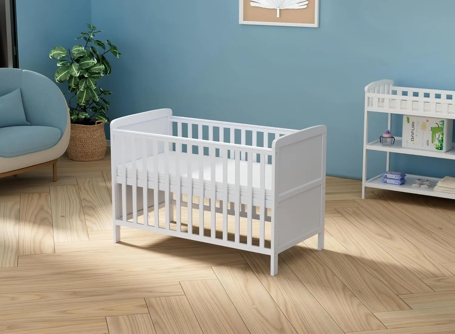 wooden baby crib 4