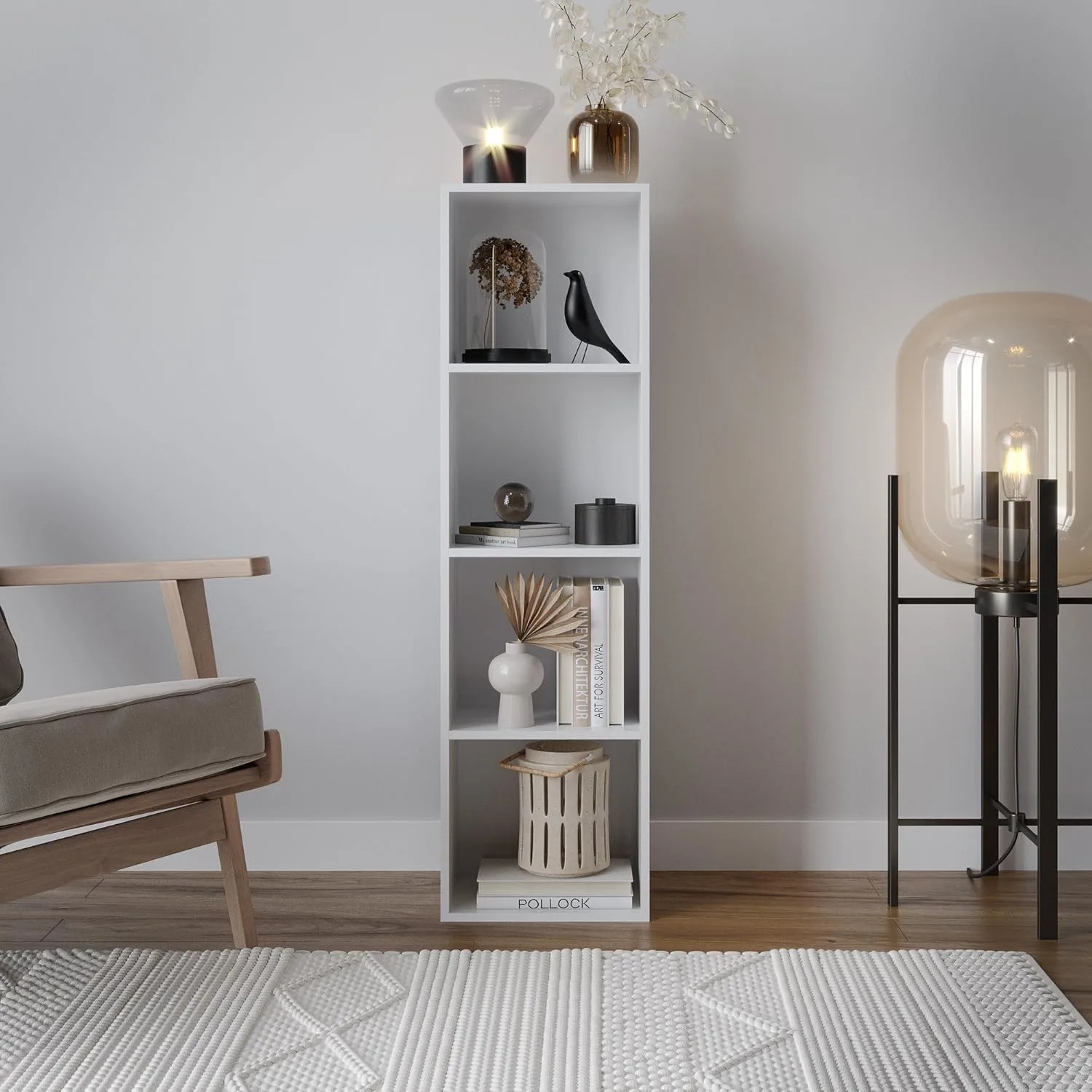 wooden bookcase shelving 2