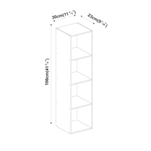 wooden bookcase shelving 3