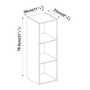wooden bookcase shelving 3