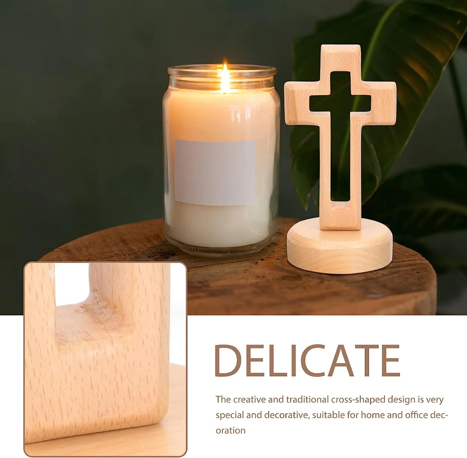 wooden cross free standing 3
