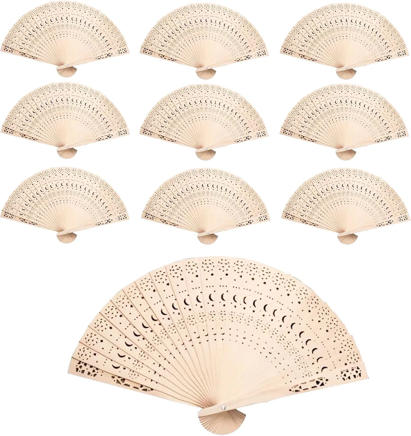 wooden hand fans 1