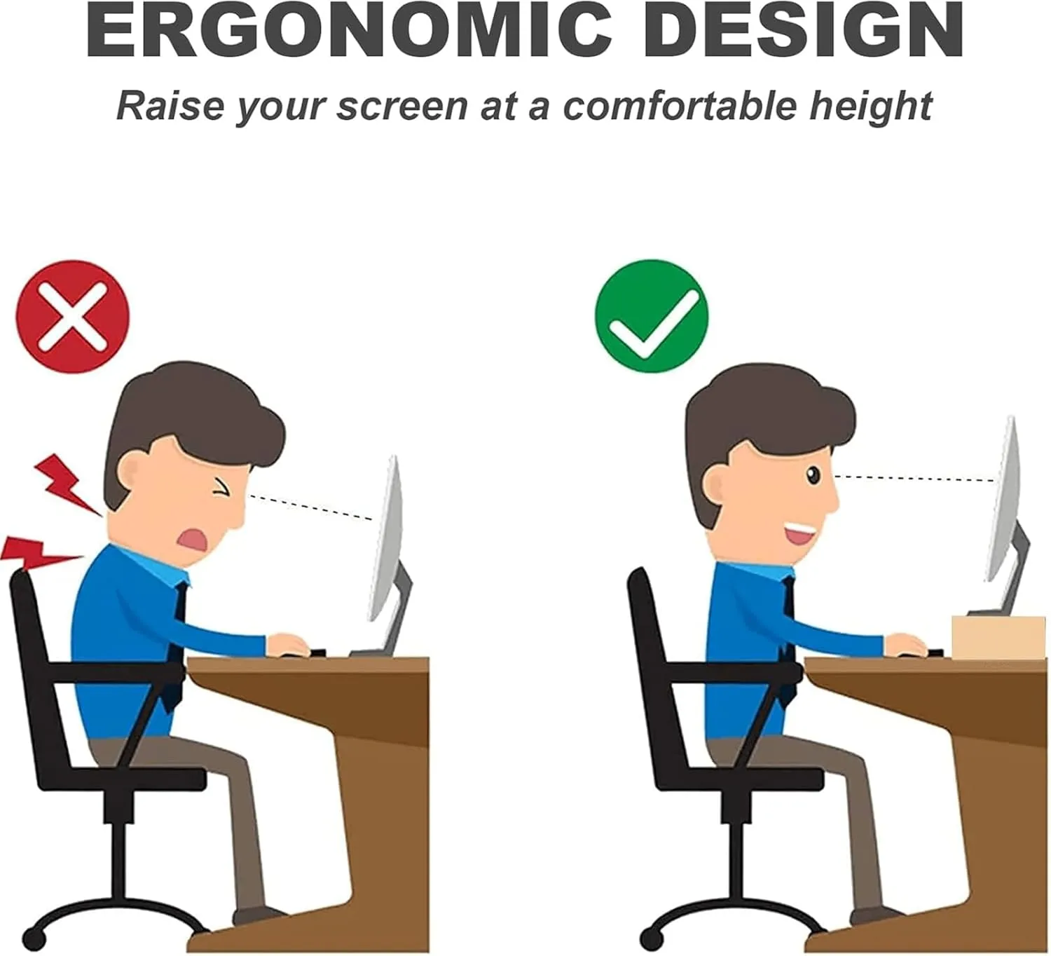 wooden monitor stand 2