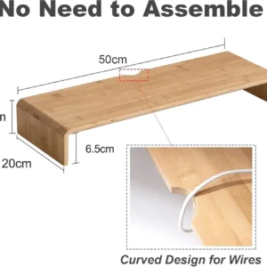 wooden monitor stand 4