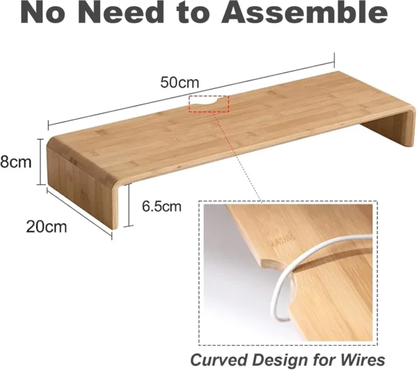 wooden monitor stand 4