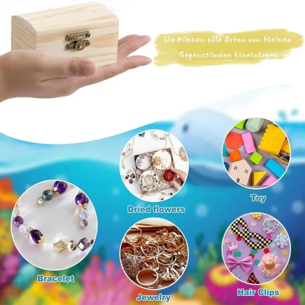 wooden treasure chest box 3