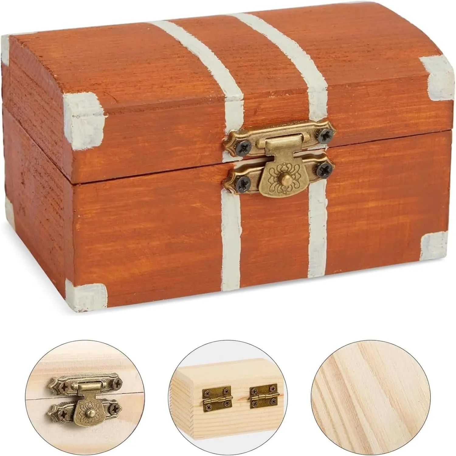 wooden treasure chest box 4