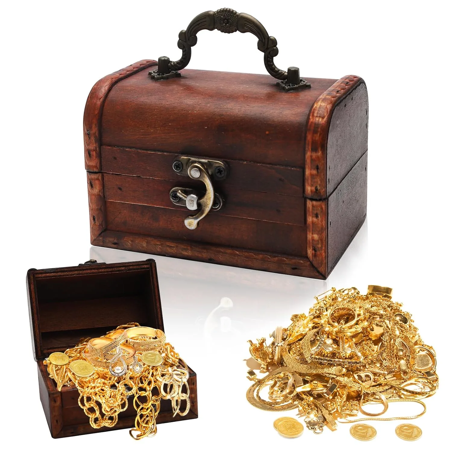 wooden treasure chest small 1