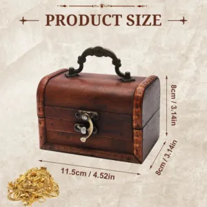 wooden treasure chest small 3