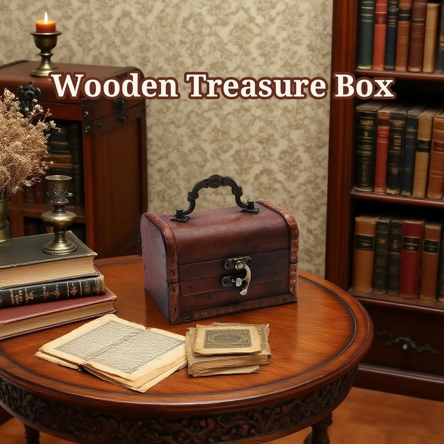 wooden treasure chest small 7