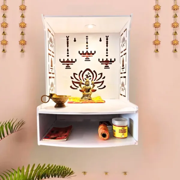 wooden wall temple led 1