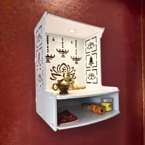 wooden wall temple led 3