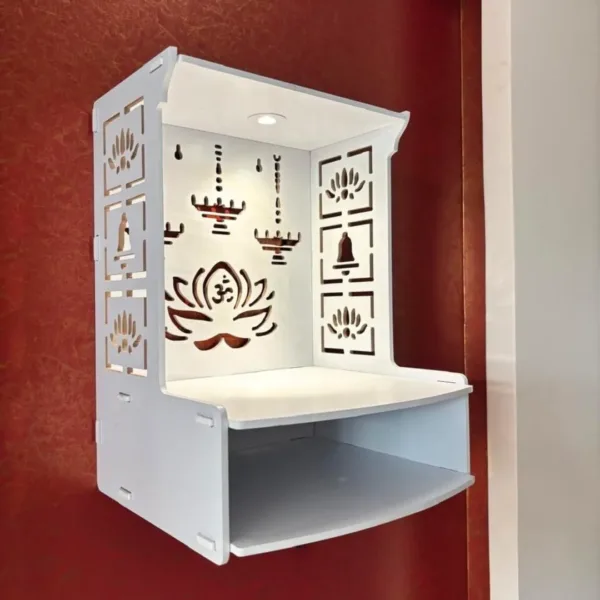 wooden wall temple led 5