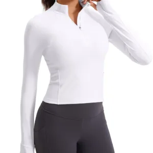 workout shirts zip 1