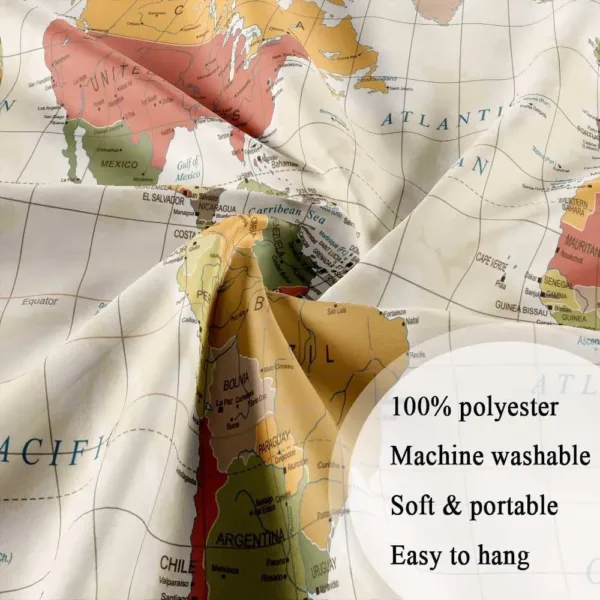 world map tapestry 5