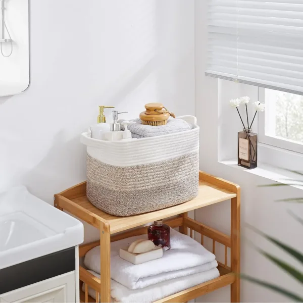 woven storage baskets 7