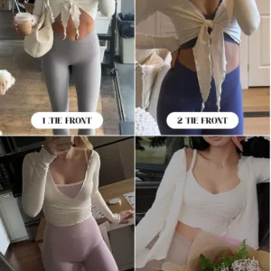 wrap top cropped shrug 5