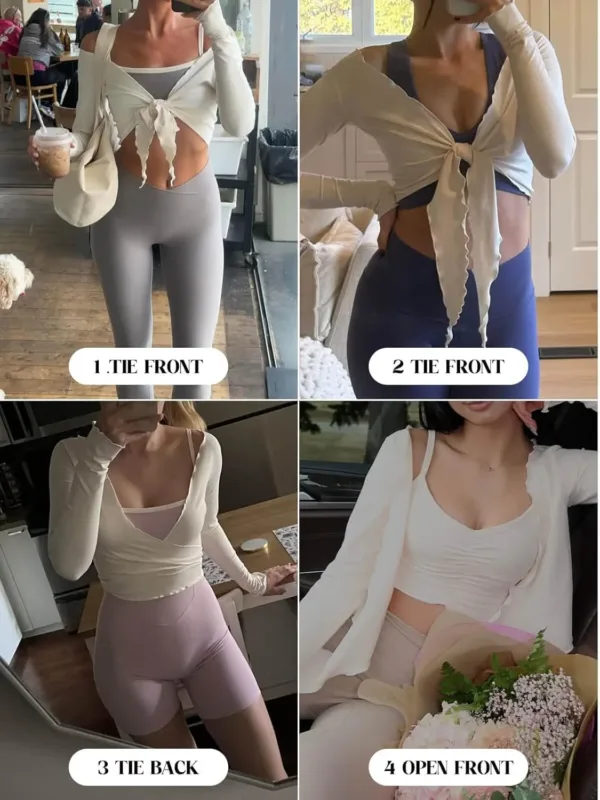 wrap top cropped shrug 5