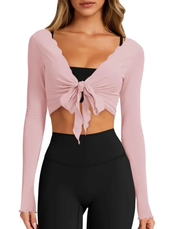 wrap top cropped shrug 6