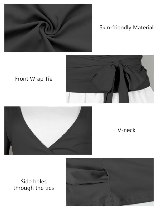 wrap top long sleeve 4