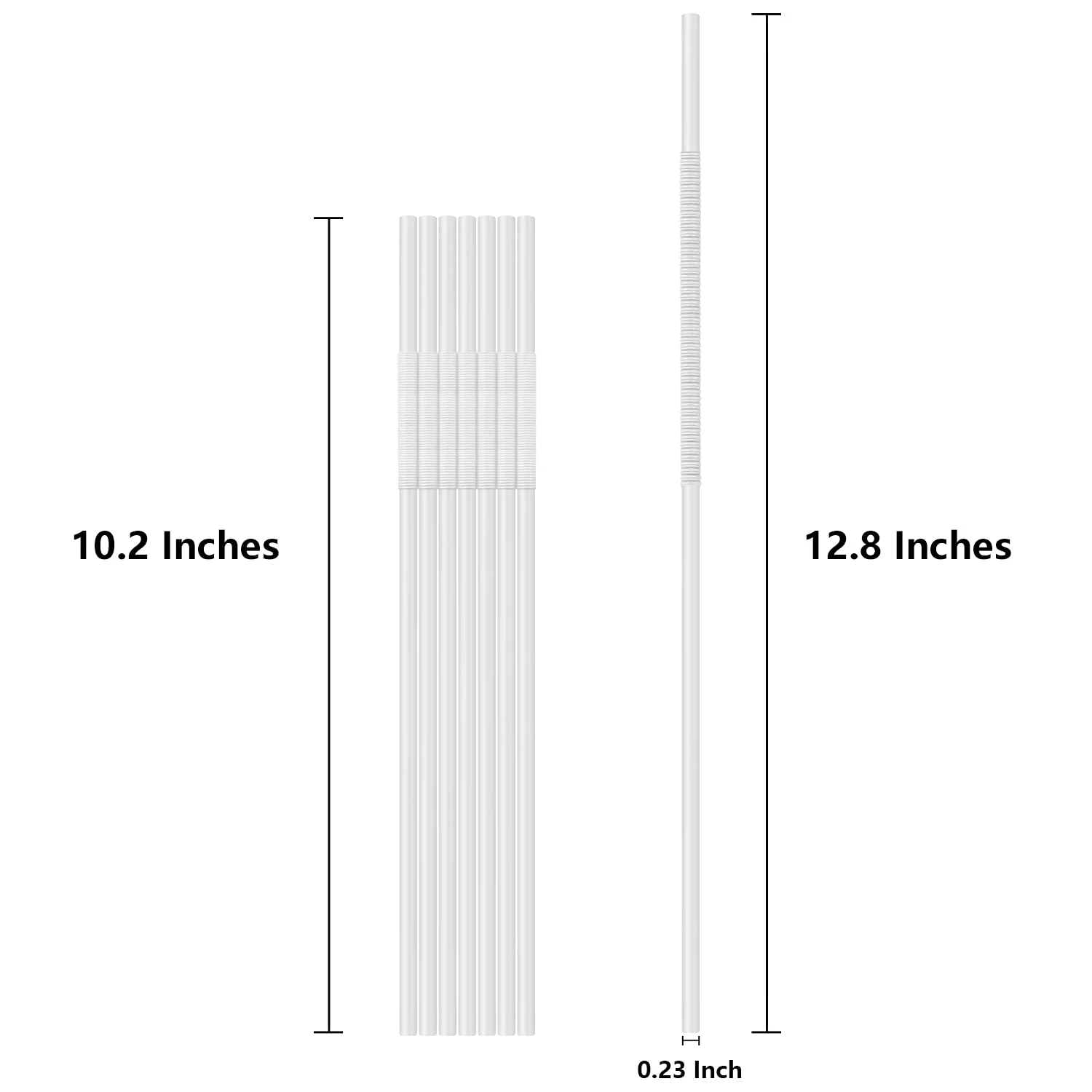 wrapped clear plastic straws 2