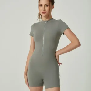 yoga jumpsuit women zipper 3