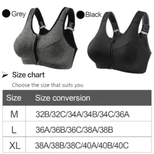 zip front sports bra 5