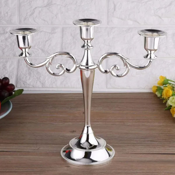 3 arms candle holder 3