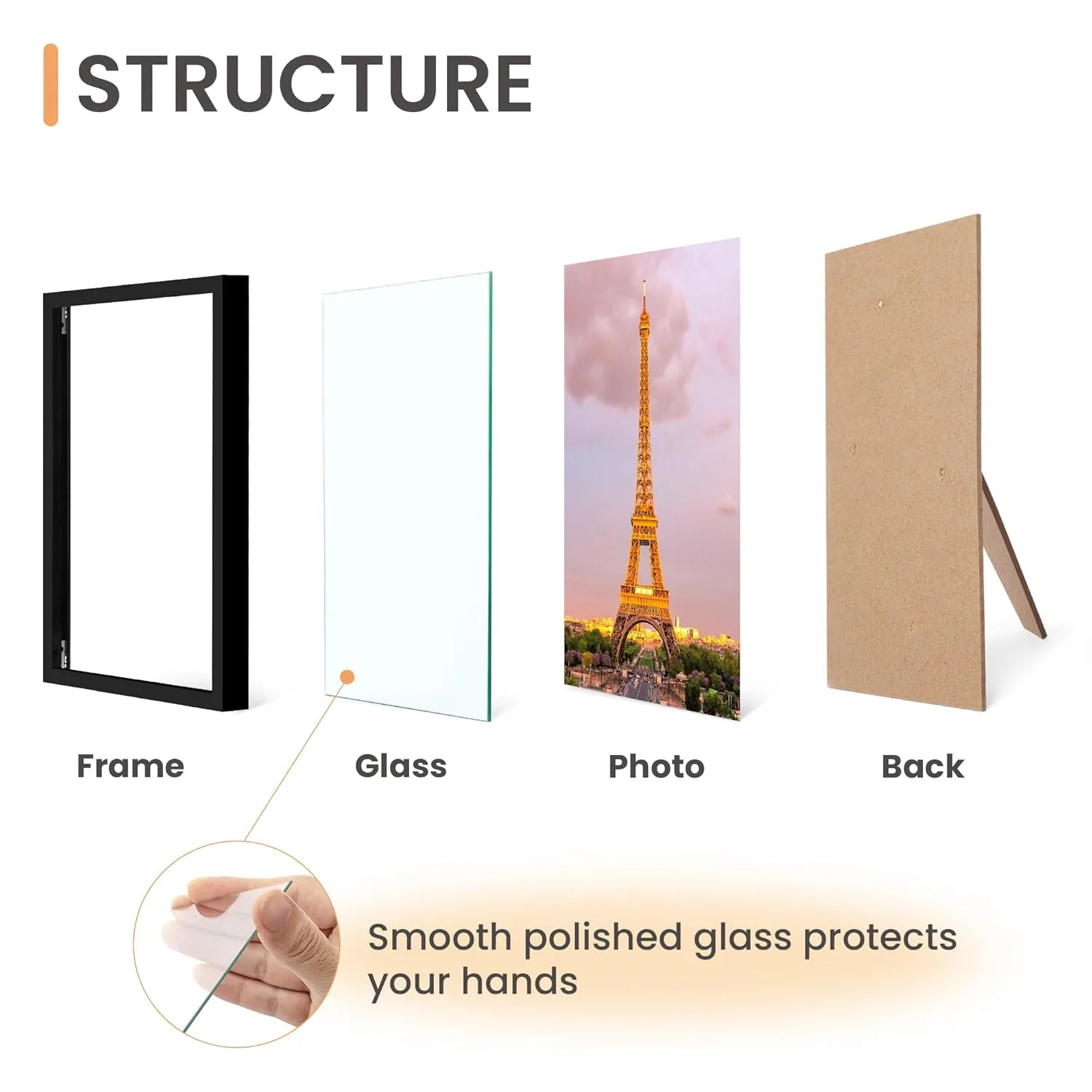 5x7 picture frame set 3