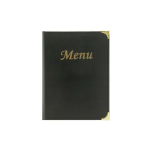 a4 leather menu 1