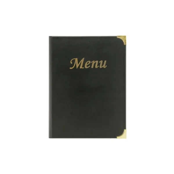 a4 leather menu 1