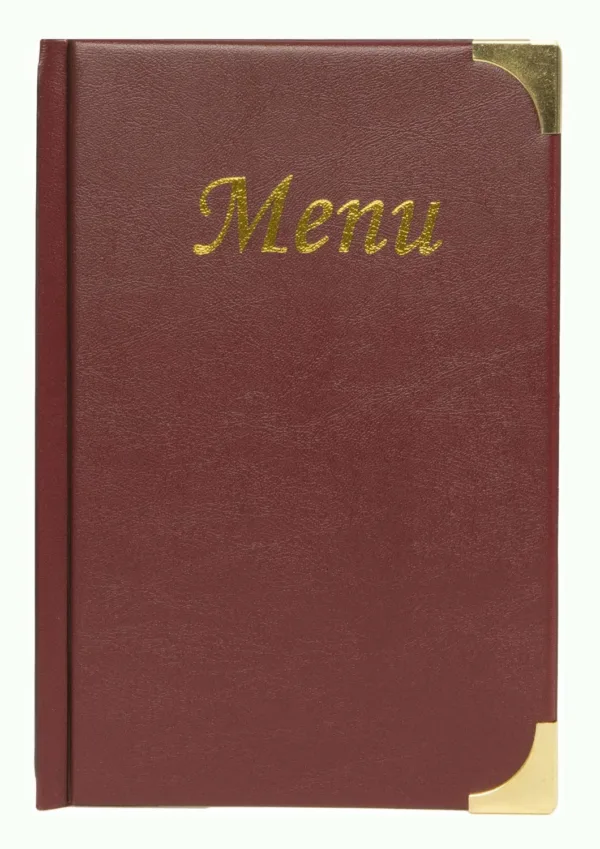 a4 leather menu 4