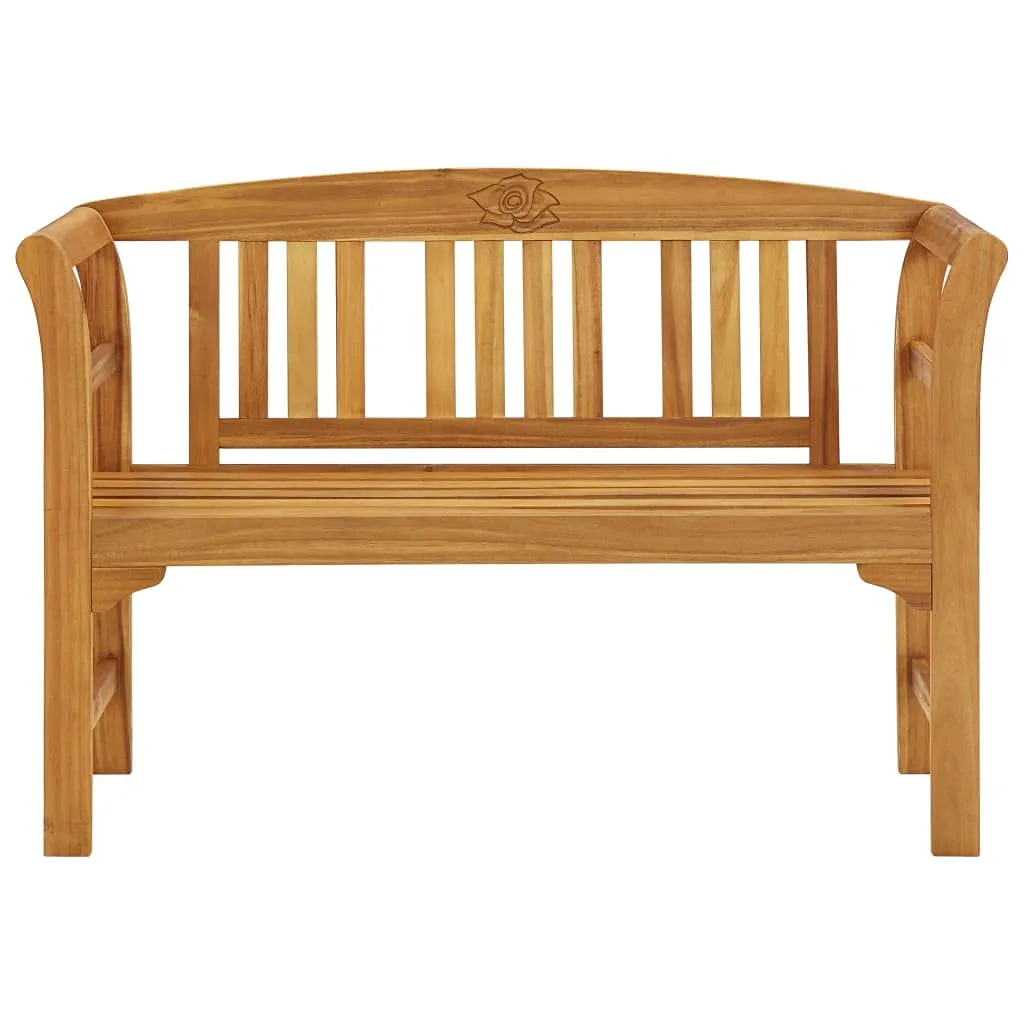 acacia wood garden bench 3