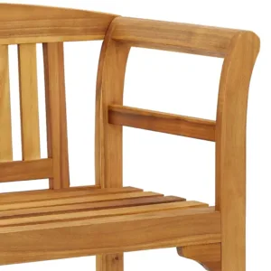 acacia wood garden bench 4