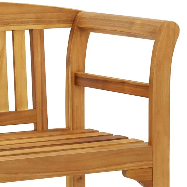 acacia wood garden bench 4