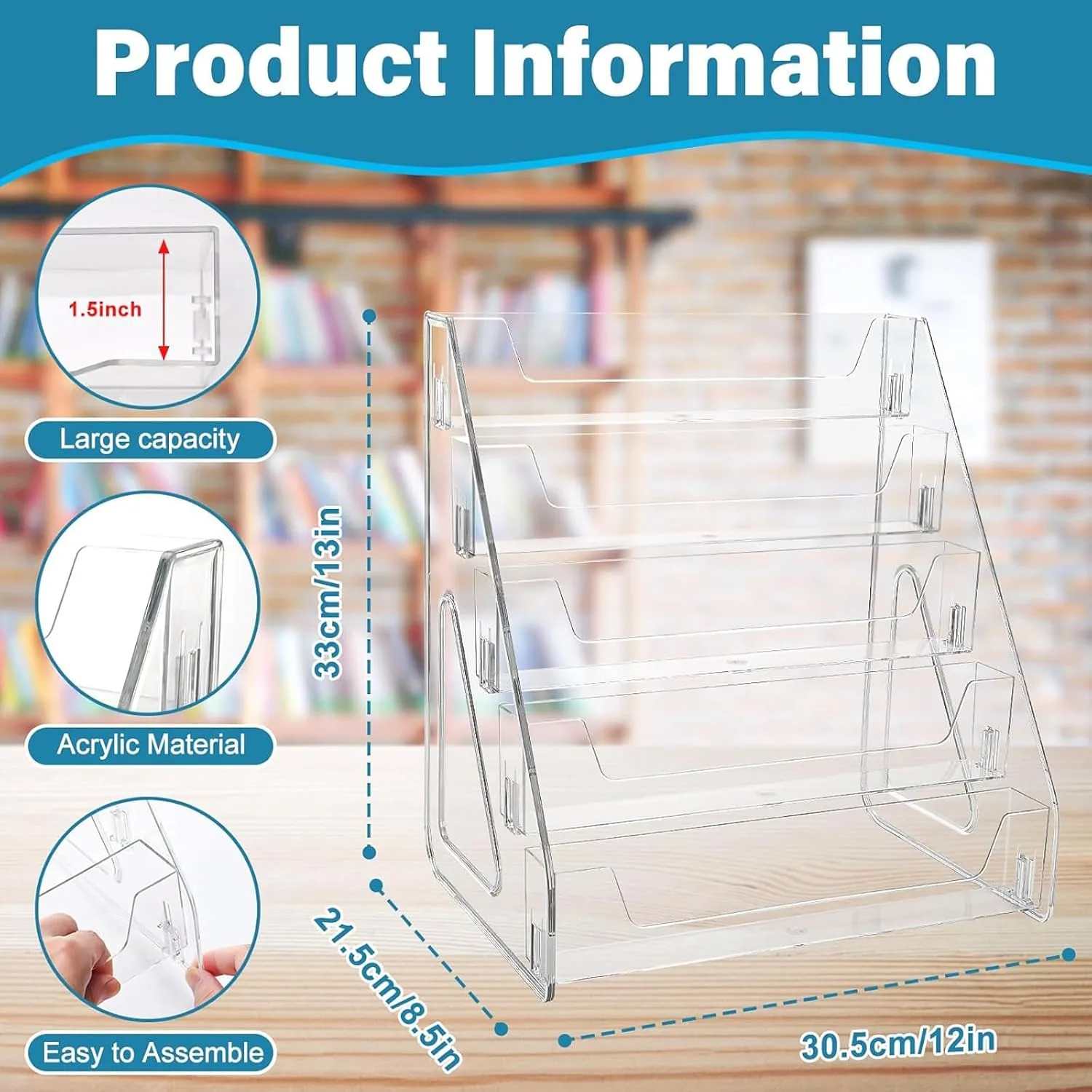 acrylic card display stand 3